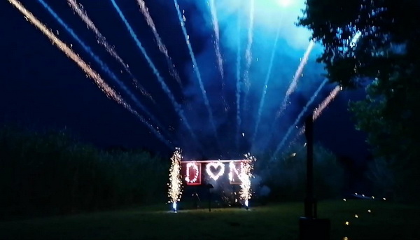 Hochzeitsfeuerwerk 1