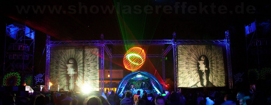 Wasserleinwand Pyro-Team Berlin
